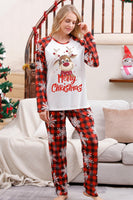 Load image into Gallery viewer, Christmas Red Print Family Pajamas Sets