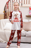 Load image into Gallery viewer, Christmas Red Print Family Pajamas Sets