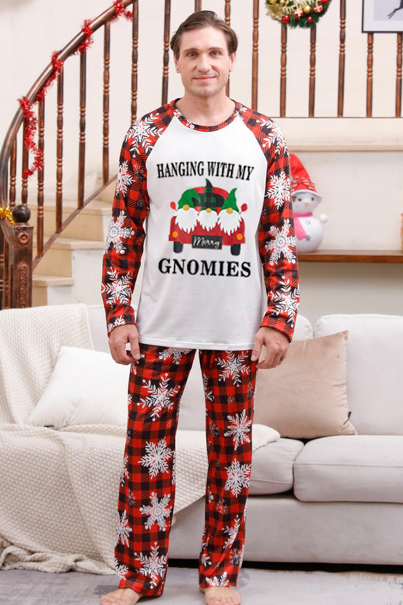 Load image into Gallery viewer, Christmas Red Print Family Pajamas Sets