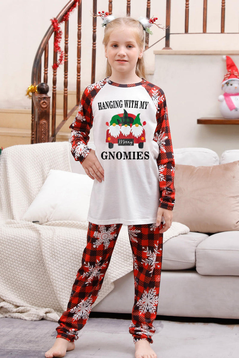 Load image into Gallery viewer, Christmas Red Print Family Pajamas Sets