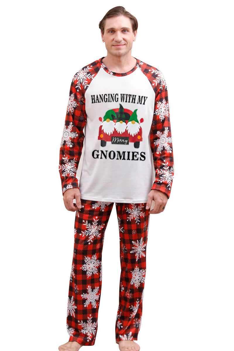 Load image into Gallery viewer, Christmas Red Print Family Pajamas Sets
