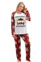 Load image into Gallery viewer, Christmas Red Print Family Pajamas Sets