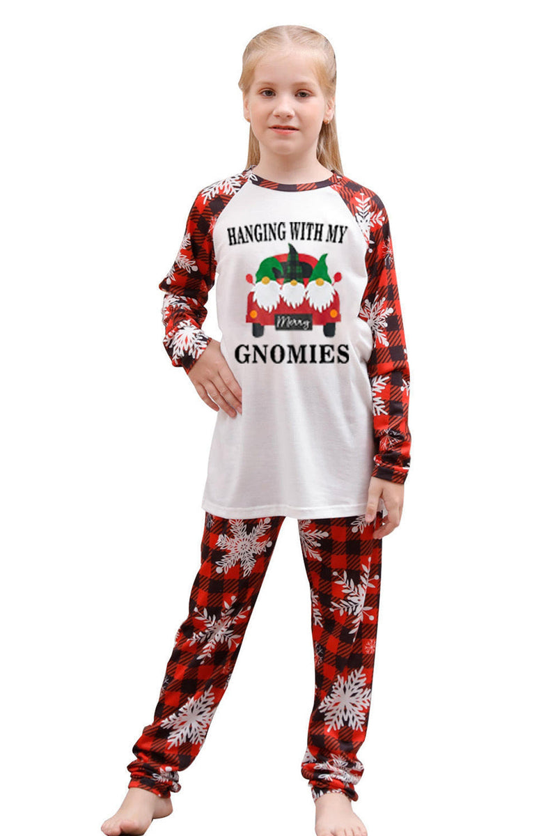 Load image into Gallery viewer, Christmas Red Print Family Pajamas Sets