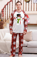 Load image into Gallery viewer, Christmas Red Print Family Pajamas Sets