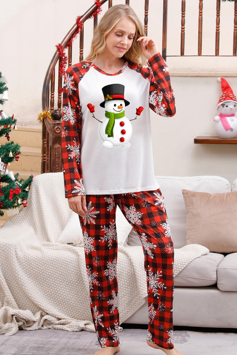Load image into Gallery viewer, Christmas Red Print Family Pajamas Sets