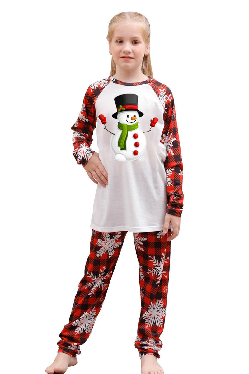 Load image into Gallery viewer, Christmas Red Print Family Pajamas Sets