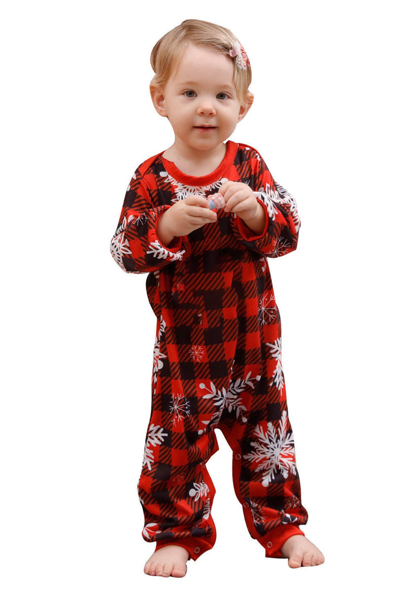 Load image into Gallery viewer, Christmas Red Print Family Pajamas Sets