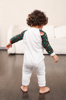 Load image into Gallery viewer, Dark Green Deer Christmas Family Pajamas Set