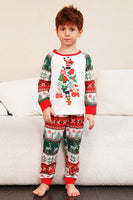Load image into Gallery viewer, Red Green Family Christmas Tree Pajamas Set