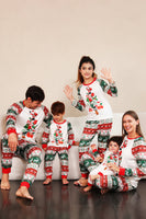 Load image into Gallery viewer, Red Green Family Christmas Tree Pajamas Set