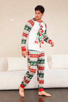 Load image into Gallery viewer, Red Green Family Christmas Tree Pajamas Set