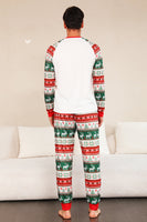Load image into Gallery viewer, Red Green Family Christmas Tree Pajamas Set