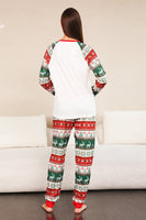 Load image into Gallery viewer, Red Green Family Christmas Tree Pajamas Set