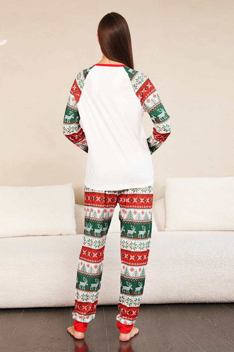 Load image into Gallery viewer, Red Green Family Christmas Tree Pajamas Set