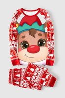 Load image into Gallery viewer, Red Deer Print Christmas Family Matching Pajamas Set