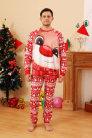 Load image into Gallery viewer, Red Deer Print Christmas Family Matching Pajamas Set