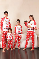 Load image into Gallery viewer, Red Deer Print Family Christmas Pajamas