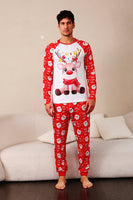 Load image into Gallery viewer, Red Deer Print Family Christmas Pajamas