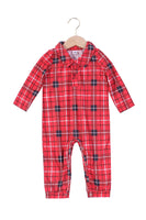 Load image into Gallery viewer, Red Plaid Family Christmas Pajamas