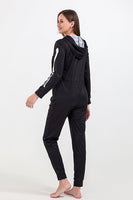 Load image into Gallery viewer, Family Cozy Skeleton Black Print Zip Up Hoodie Onesie