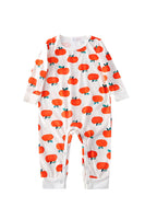 Load image into Gallery viewer, Orange Print Christmas Family Matching Pajamas Set