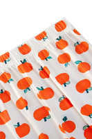 Load image into Gallery viewer, Orange Print Christmas Family Matching Pajamas Set