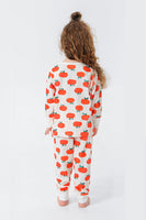 Load image into Gallery viewer, Orange Print Christmas Family Matching Pajamas Set