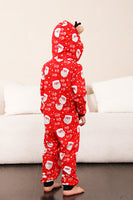 Load image into Gallery viewer, Family Red Christmas Claus Print Pajamas