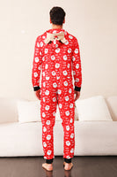 Load image into Gallery viewer, Family Red Christmas Claus Print Pajamas