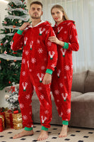 Load image into Gallery viewer, Red Flannel Snowflake Christmas Family Pajamas