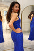 Load image into Gallery viewer, Royal Blue Mermaid Long Prom Dress With Appliques