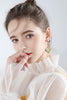 Load image into Gallery viewer, Green Geometric Fashion Earrings