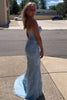 Load image into Gallery viewer, Purple Strapless Prom Dress with Appliques