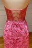 Load image into Gallery viewer, Coral Sweetheart Lace-Up Long Mermaid Prom Dress with Appliques