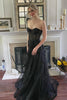 Load image into Gallery viewer, A Line Sweetheart Red Long Prom Dress with Appliques