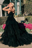 Load image into Gallery viewer, Red Tulle Spaghetti Straps Long Prom Dress