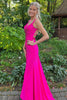 Load image into Gallery viewer, Lavender Rhinestone Spaghetti Straps Mermaid Prom Dress