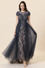 Load image into Gallery viewer, Sparkly Grey Beaded Long Formal Dress