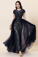 Load image into Gallery viewer, Sparkly Grey Beaded Long Formal Dress