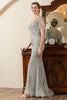 Load image into Gallery viewer, Beading Mermaid Mother of Bride Dress