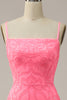 Load image into Gallery viewer, Blush Spaghetti Straps Sequins Mermaid Prom Dress