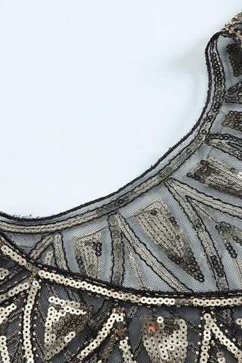 Sequin Glitter 1920s Cape