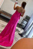 Load image into Gallery viewer, Sweetheart Hot Pink Long Prom Dress with Split Front