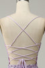 Load image into Gallery viewer, Lavender Sequin Mermaid Prom Dress with Appliques