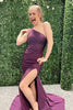 Load image into Gallery viewer, Sparkly Grape Sequins Mermaid Long Prom Dress with Slit