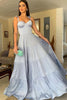 Load image into Gallery viewer, A-Line Spaghetti Straps Green Corset Bridesmaid Dress with Bows
