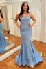 Load image into Gallery viewer, Mermaid Sweetheart Black Long Prom Dress with Beading