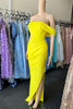 Load image into Gallery viewer, Off The Shoulder Corset Long Prom Dress with Ruffles