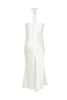 Load image into Gallery viewer, Ivory Sheath Halter Neck Backless Ankle-Length Bridesmaid Dress