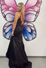 Load image into Gallery viewer, Mermaid Spaghetti Straps Black Long Prom Dress with Slit